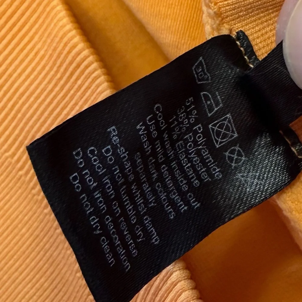 Orange Ombré Alphalete Amplify Leggings (M)